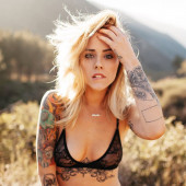 Alysha Nett nipple piercing