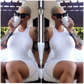 Amber Rose upskirt