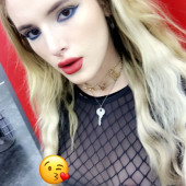 Bella Thorne nipple pircing