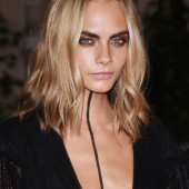 Cara Delevingne braless