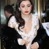 Charli XCX nip slip