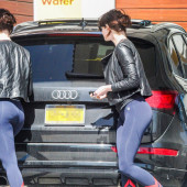 Emma Stone leggings