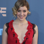 Greta Gerwig cleavage