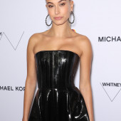 Hailey Bieber leather