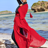 Halima Aden beach