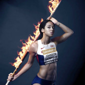 Katarina Johnson-Thompson hot