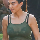 Kourtney Kardashian see through