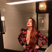 Lindsay Lohan dekollete