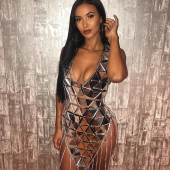 Maya Jama cleavage