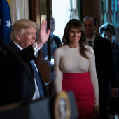 Melania Trump see through