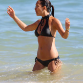 Myleene Klass beach