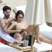 Nabilla Benattia topless