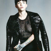 Ruby Rose see through