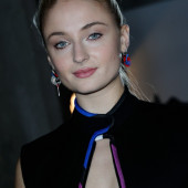 Sophie Turner braless