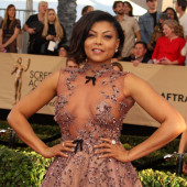 Taraji P. Henson braless