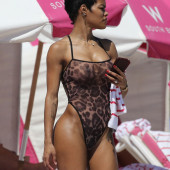 Teyana Taylor swimsuit