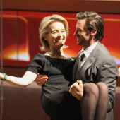 Ursula von der Leyen upskirt