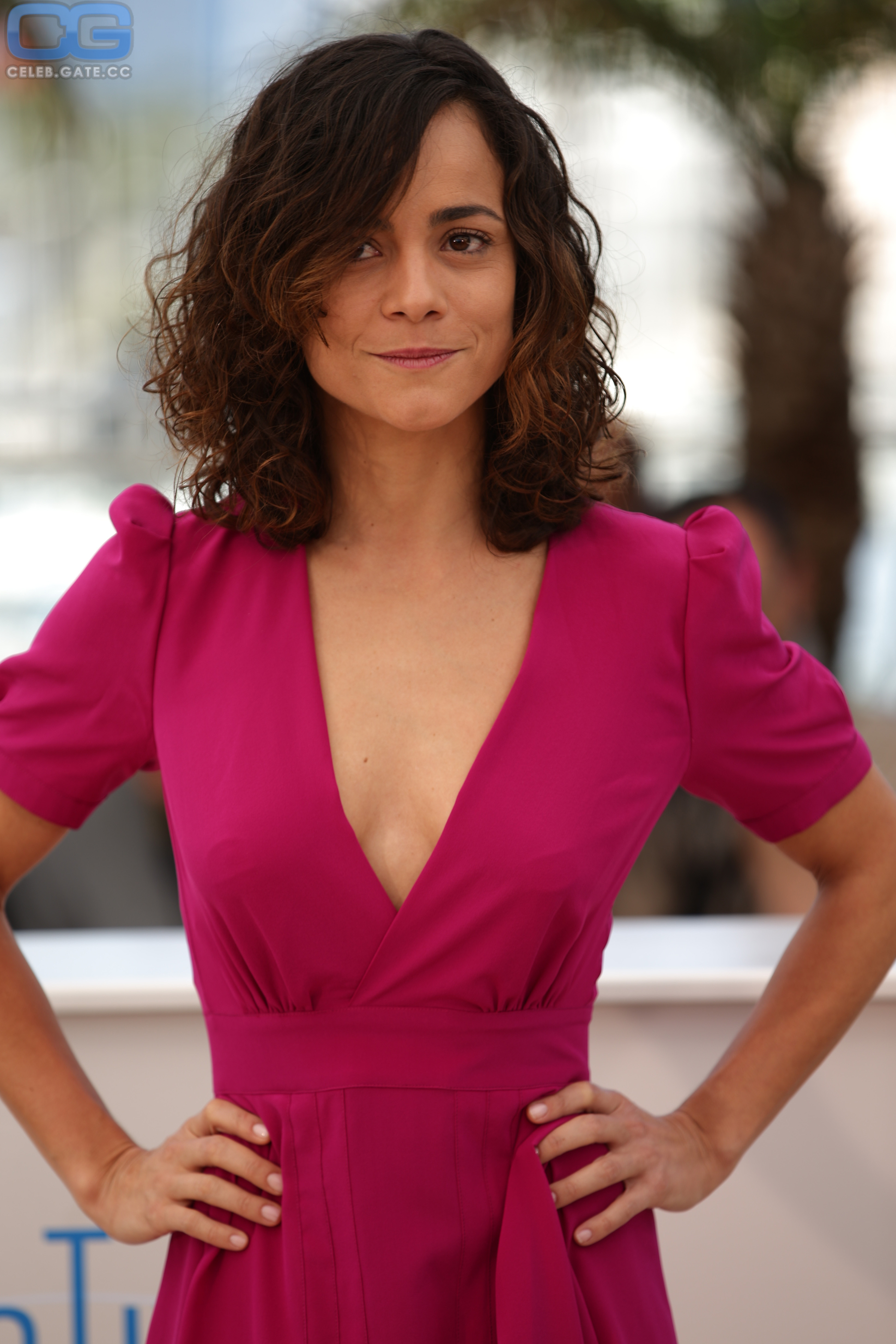 Alice Braga braless