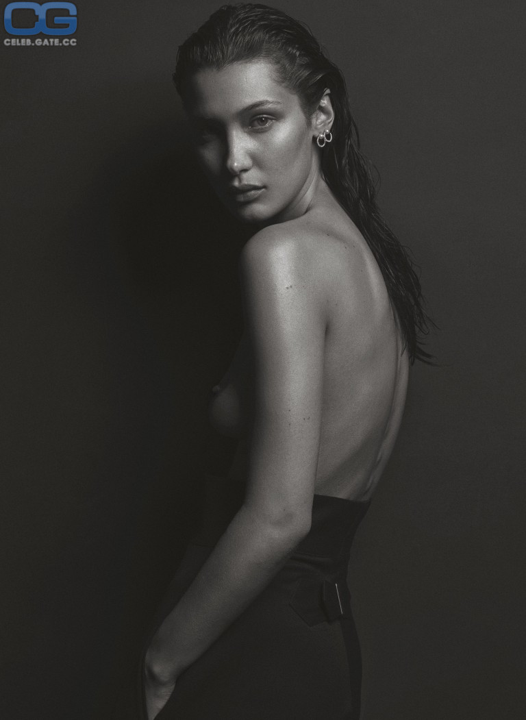 Bella Hadid topless