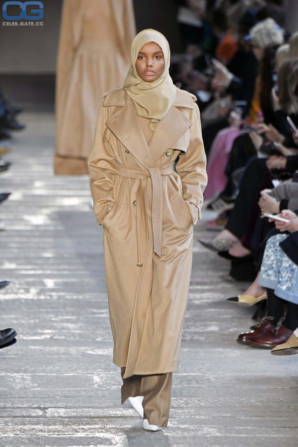 Halima Aden runway