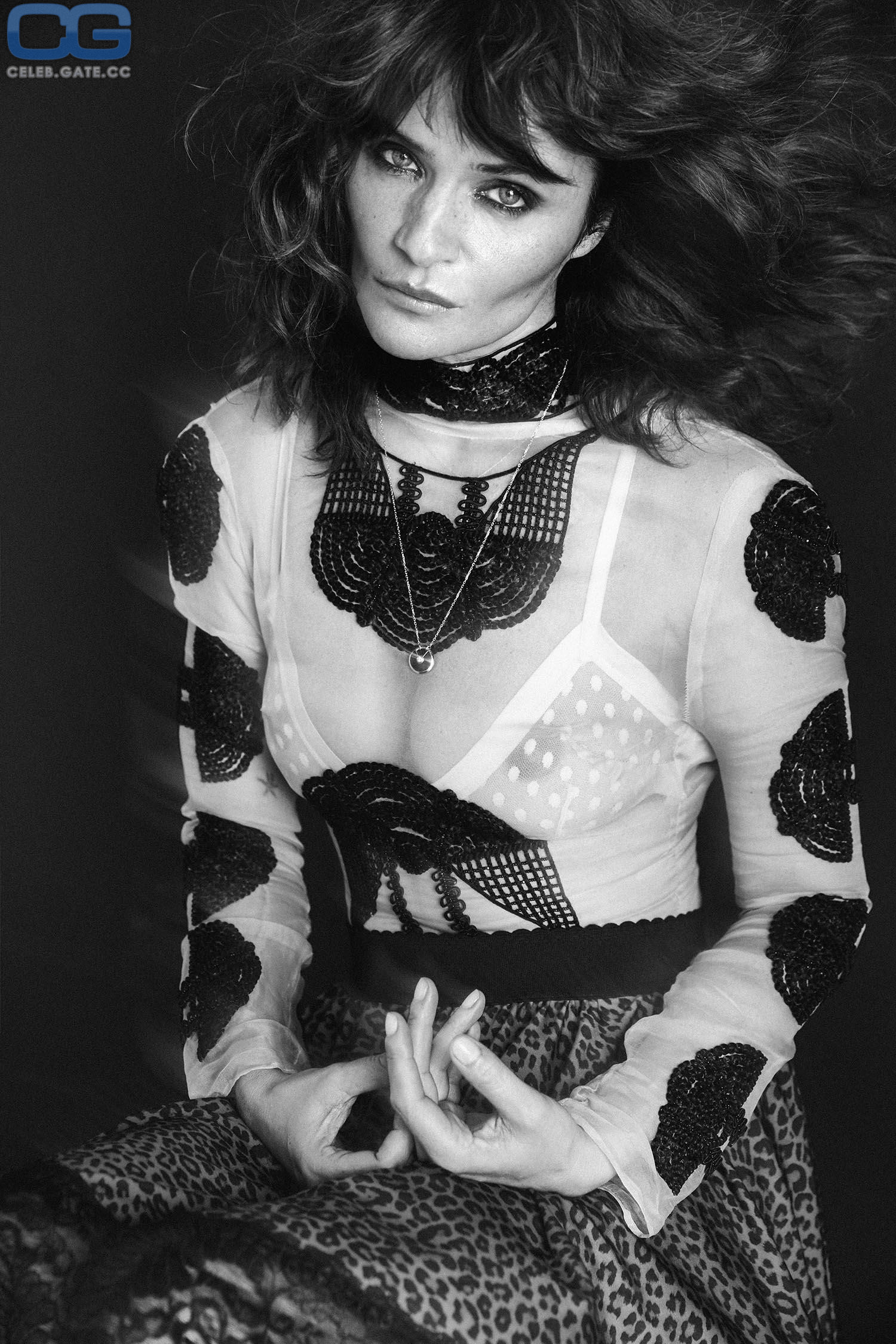 Helena Christensen see through