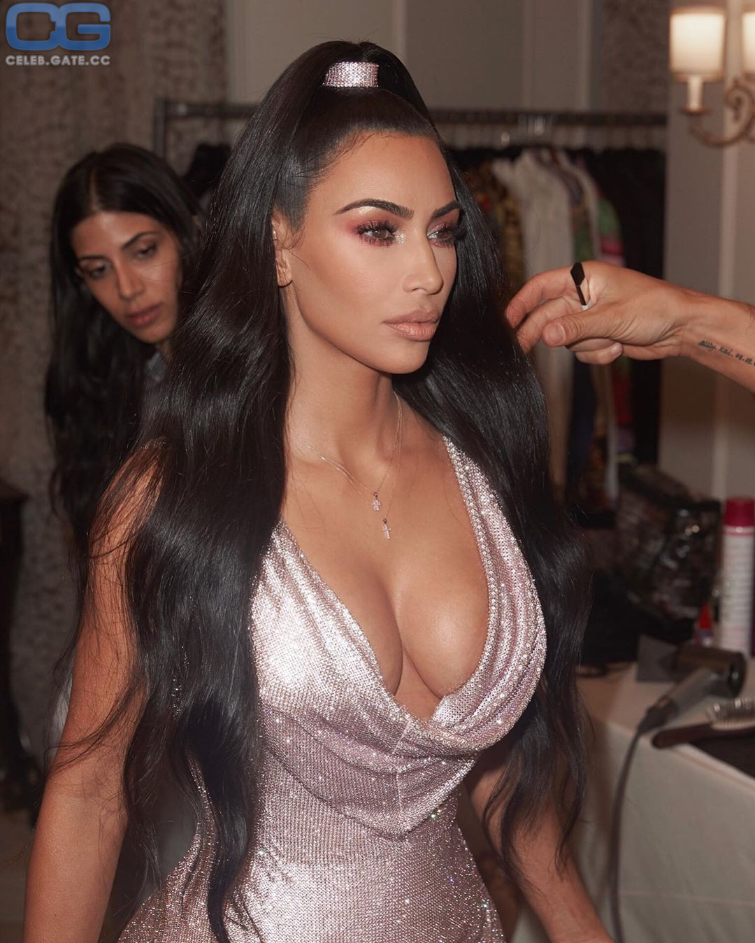 Kim Kardashian cleavage