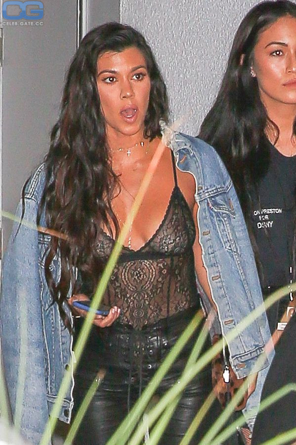 Kourtney Kardashian see through