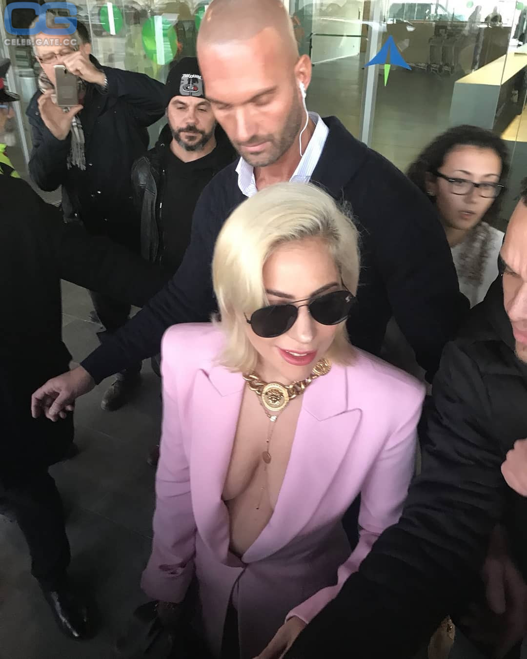 Lady Gaga cleavage