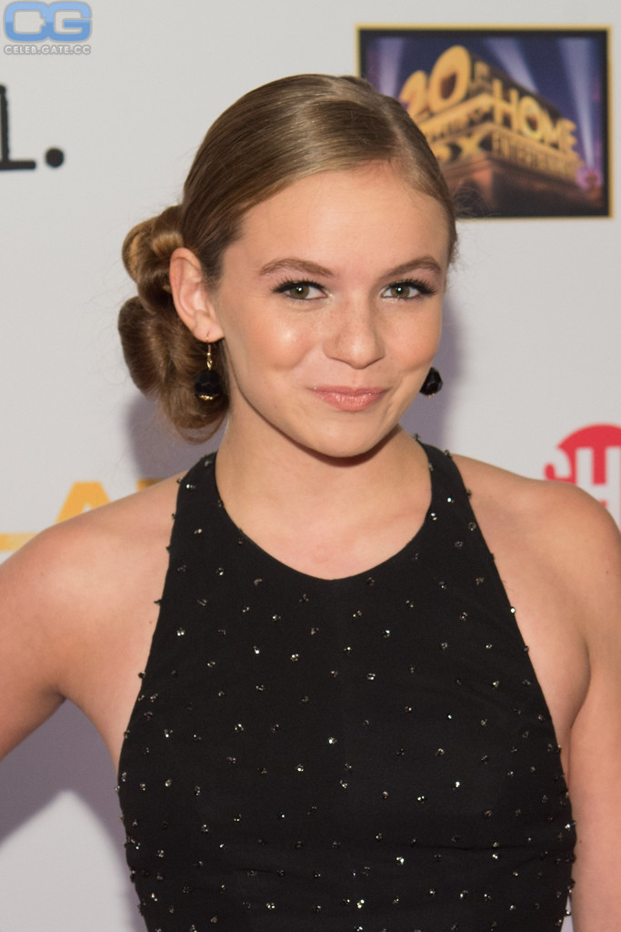 Morgan Saylor sexy black dress