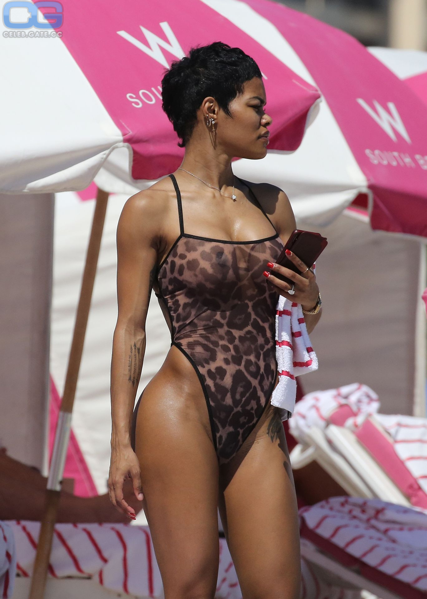 Teyana Taylor swimsuit