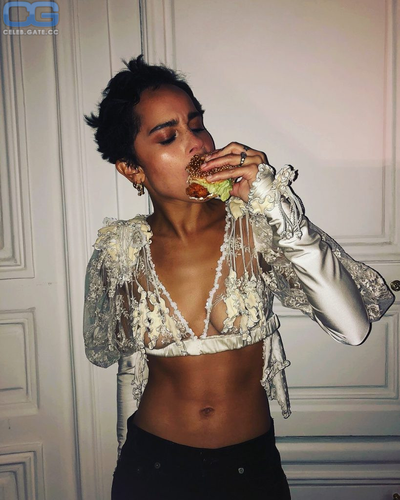 Zoe Kravitz see through